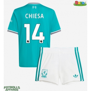 Liverpool Federico Chiesa #14 Tredjeställ Barn 2025-26 Kortärmad (+ Korta byxor)